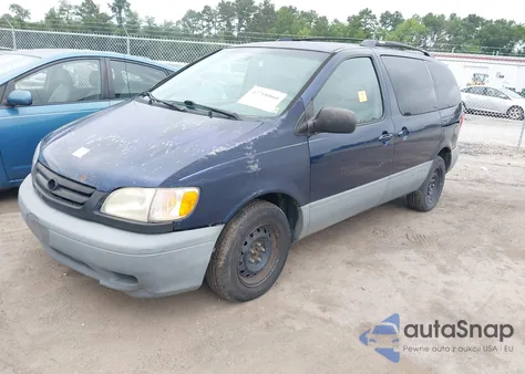 2002 Toyota Sienna Le from USA, damaged, VIN 4T3ZF13C92U426835